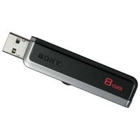 PENDRIVE SONY 8GB USM-8GL PRETO C/LUZ 
